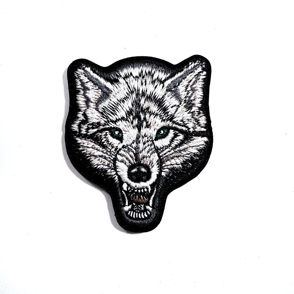 Wolf embroidered tactical patch with hook and loop tape for Book cover –  L'FEME