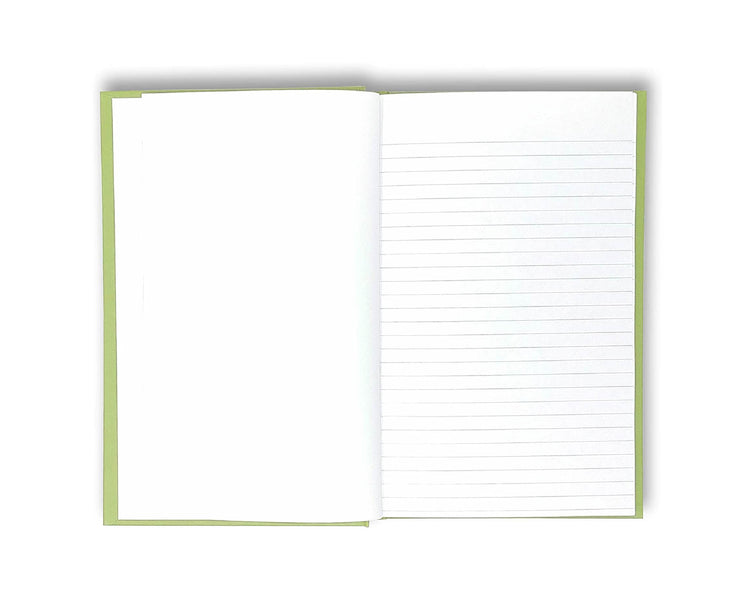 Green Record Book 5.5 x 8" (Notebook replacement) NSN 7530-00-222-3521, Sewn bound, 192 Pages.