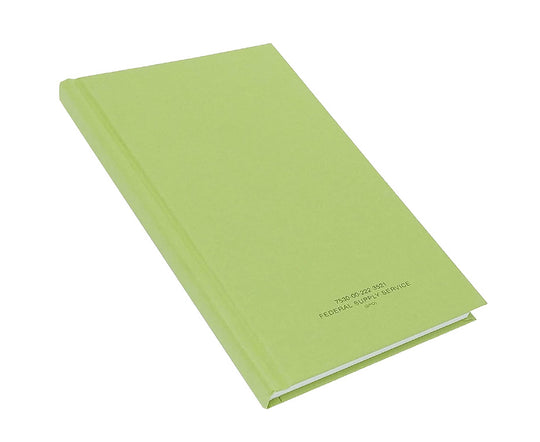 Green Record Book 5.5 x 8