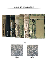 Military book cover for green journal with loop tape for patches | Military gift. Style 5 - L'FEME