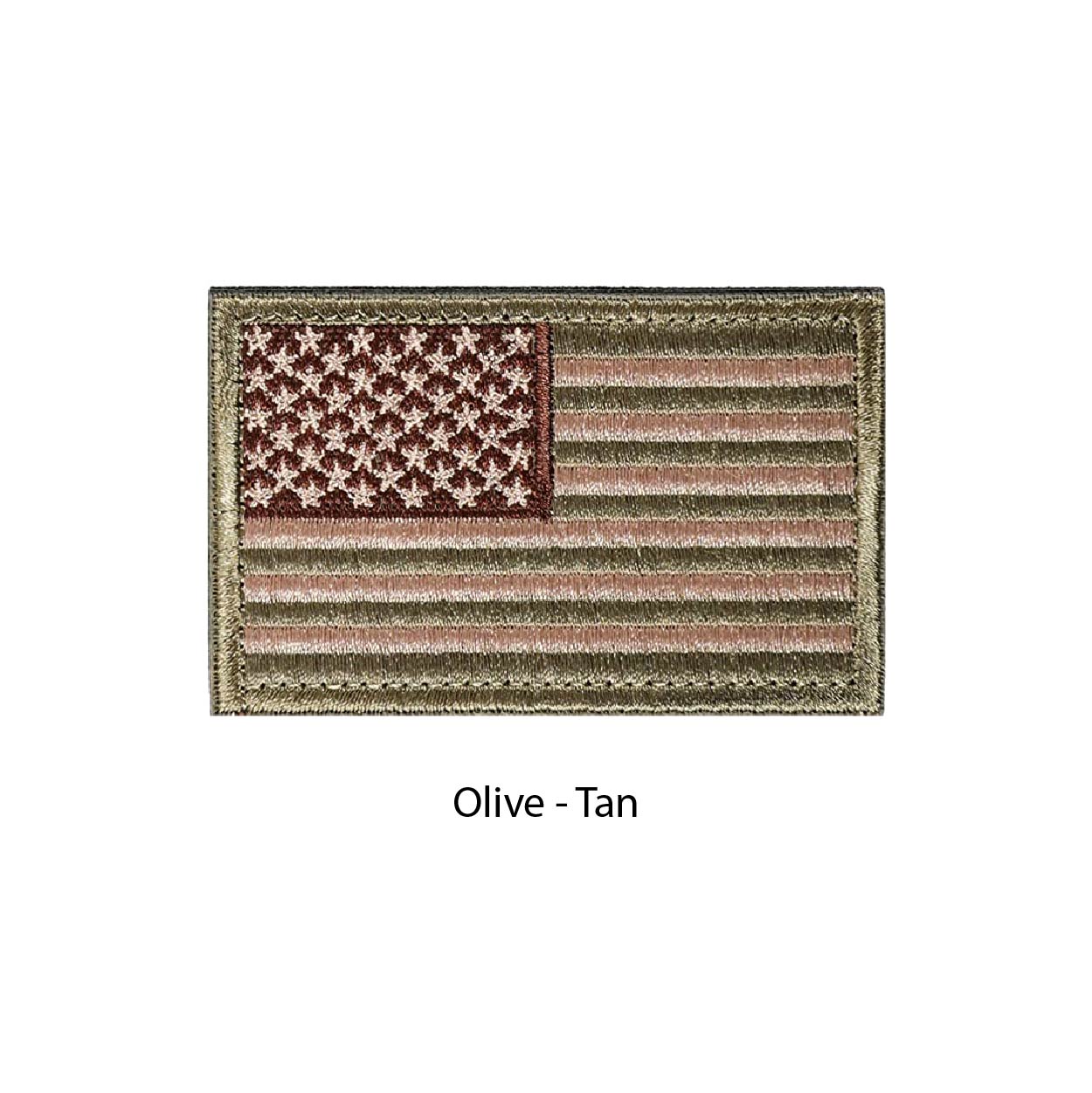 Jupiter Gear Tactical USA Flag Patch with Detachable Backing - Grey